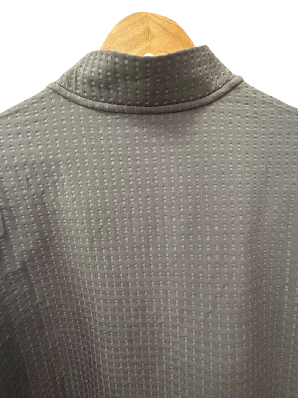 Adidas Golf Textured Quarter-Zip Pullover Mens Size XL NWT Grey - Picture 7 of 8